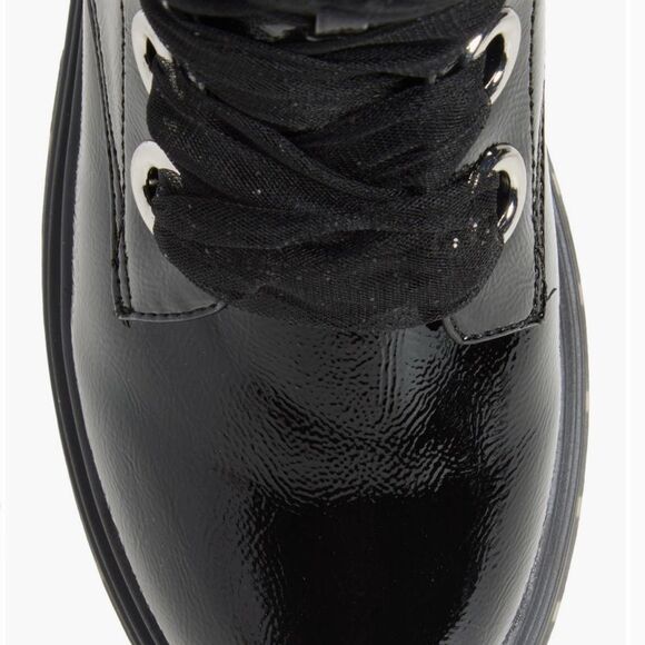 Vibram Shiny Black Kids Boots - Picture 5 of 7